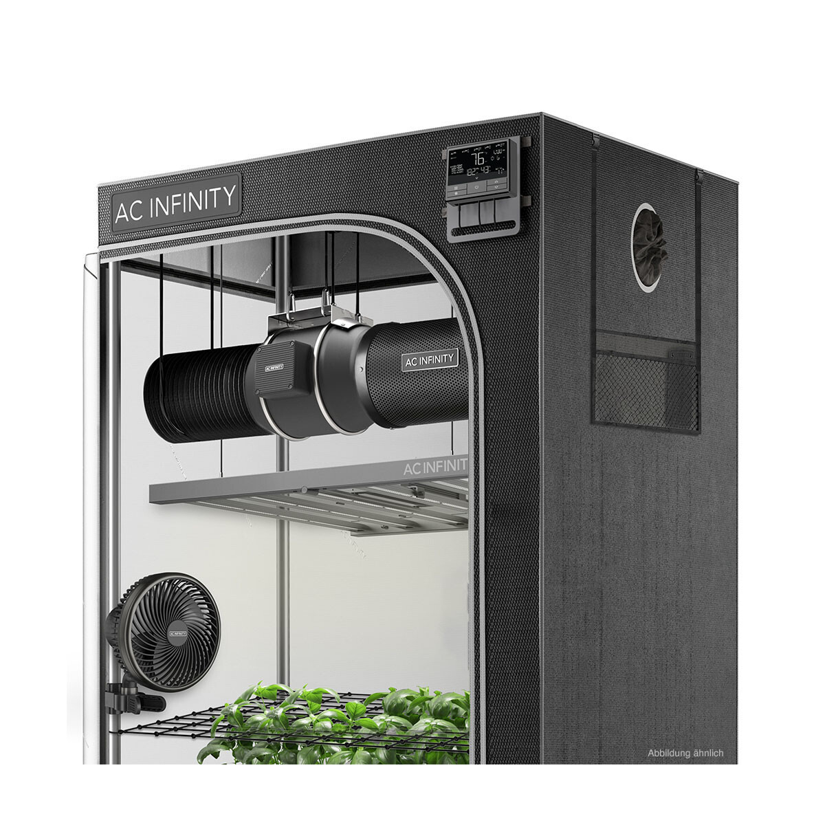 AC Infinity Growbox, Seitenansicht